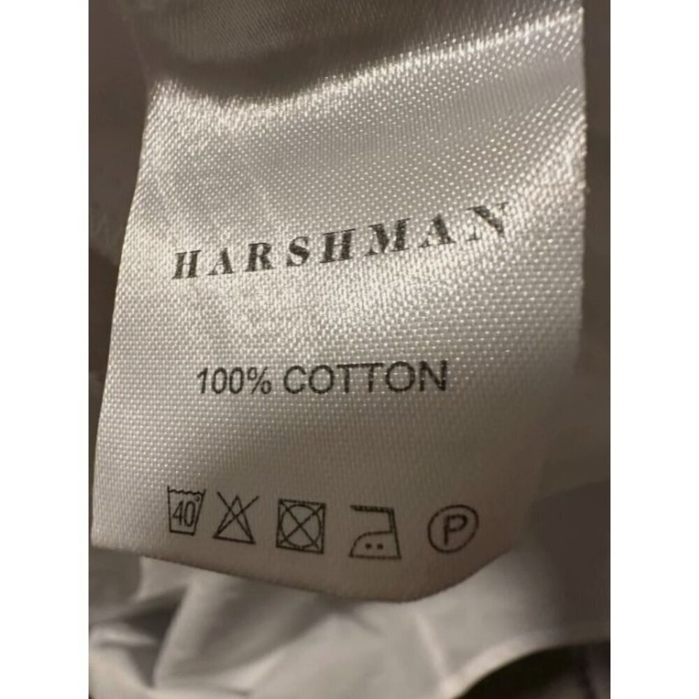 NWT Harshman Daphne Ruffle Cuff Cotton Poplin Dress In Off-White - XS - Picture 12 of 12